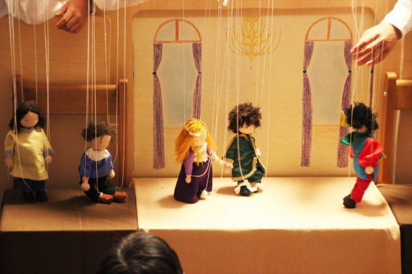 7年生の手作り人形劇