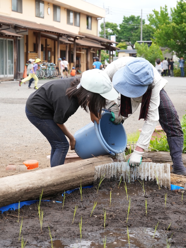 3年　田植え　水入れ