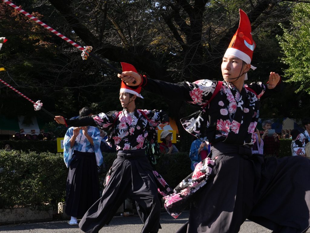 七頭舞　くにたち秋の市民まつり　先打ち