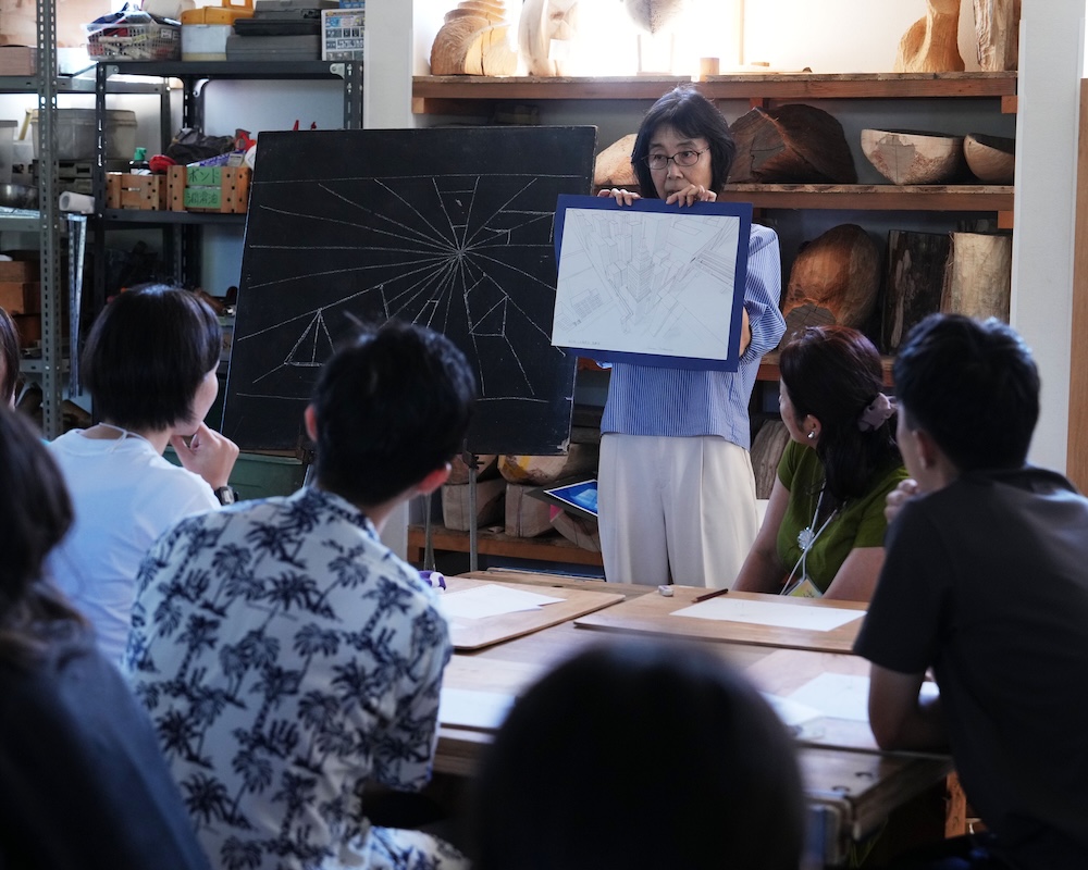 7年　絵画　遠近法　生徒作品