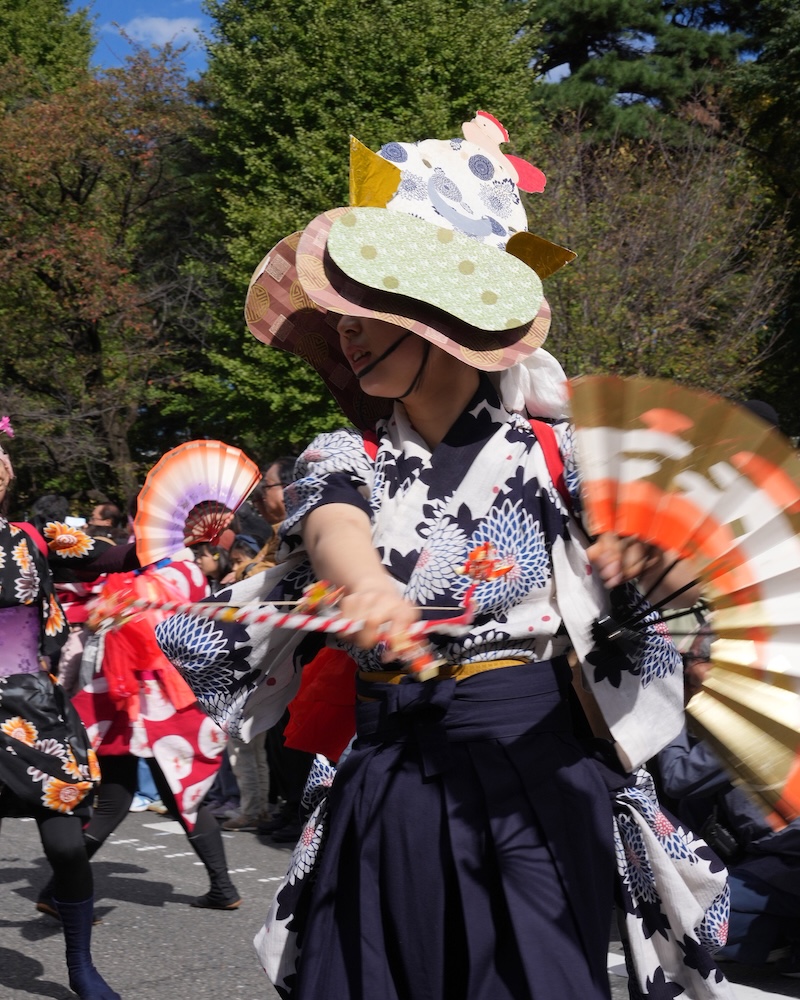 七頭舞１　くにたち秋の市民まつり