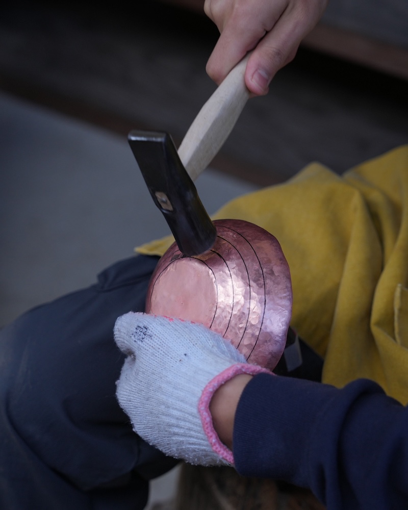 9年　鍛金　銅の器１