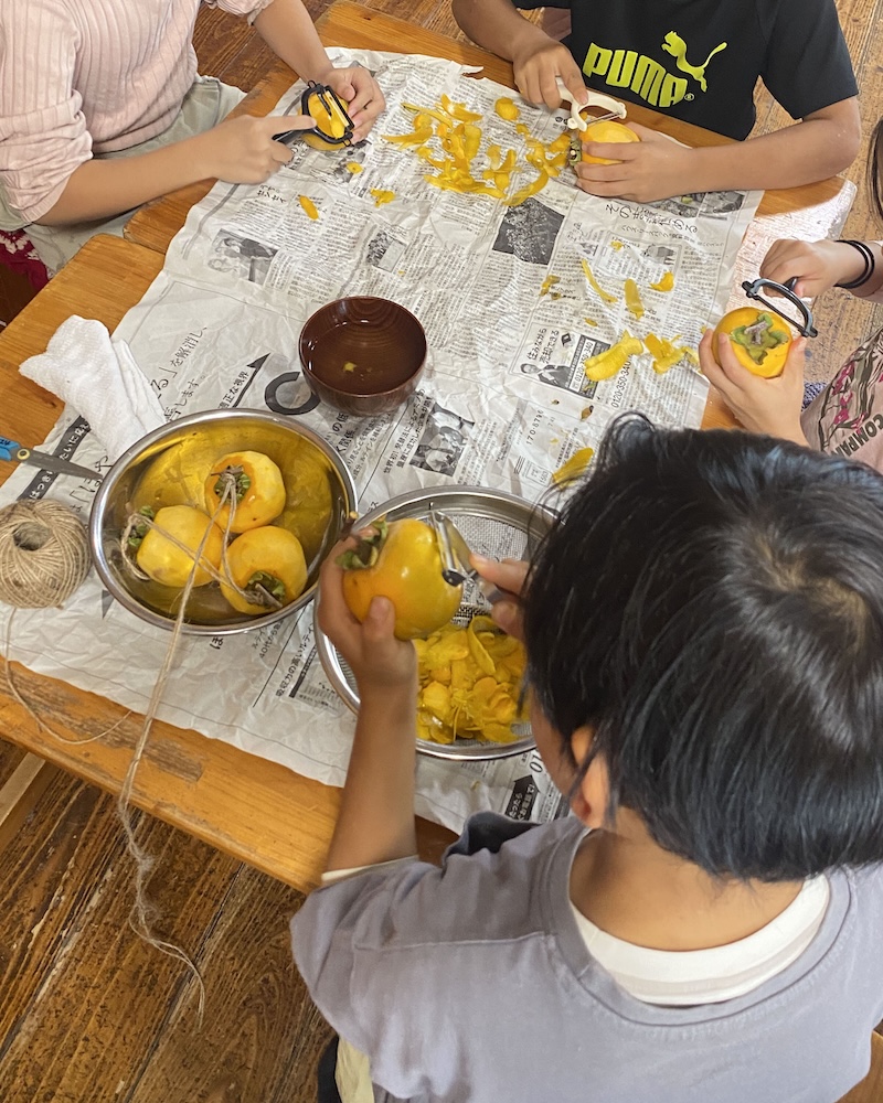 ２年　干し柿作り