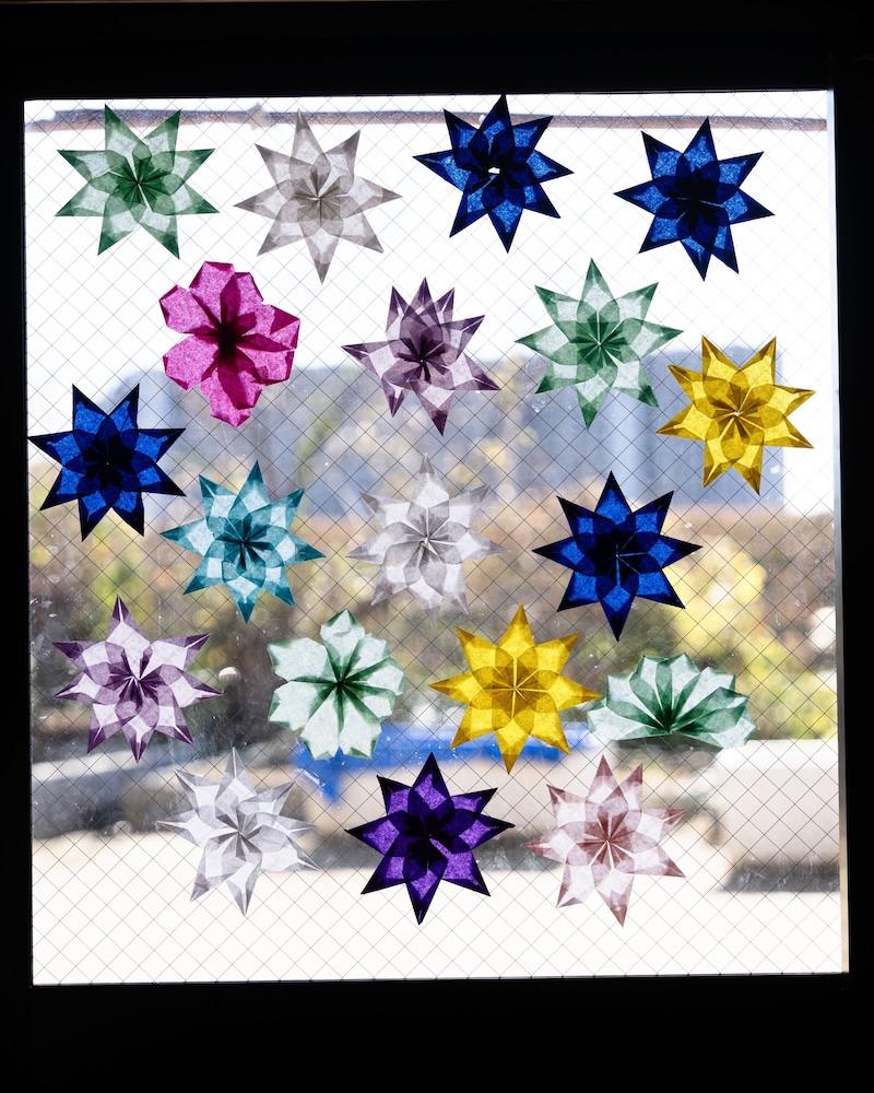 １年 折り紙　星