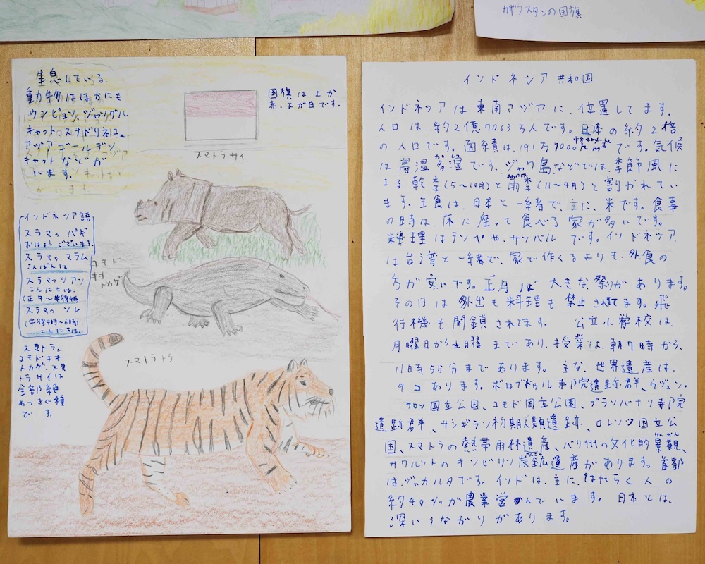 6年　社会科　地理　アジア　インドネシア