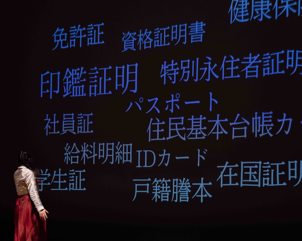 12年 卒業演劇 スクリーン