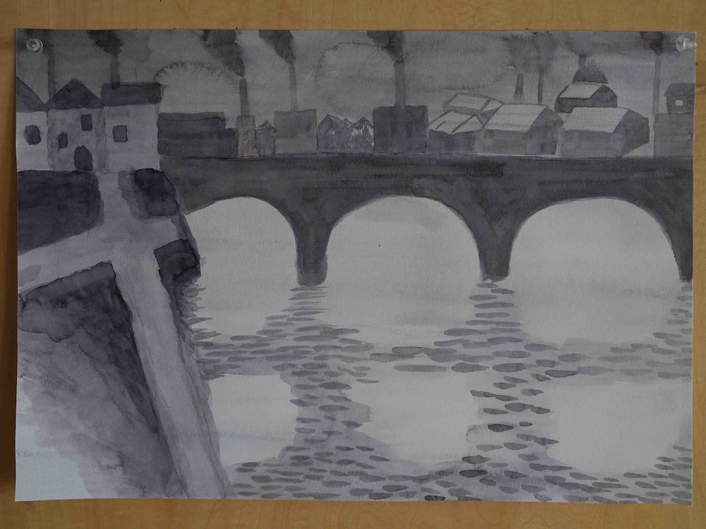 8年 層技法 風景画2