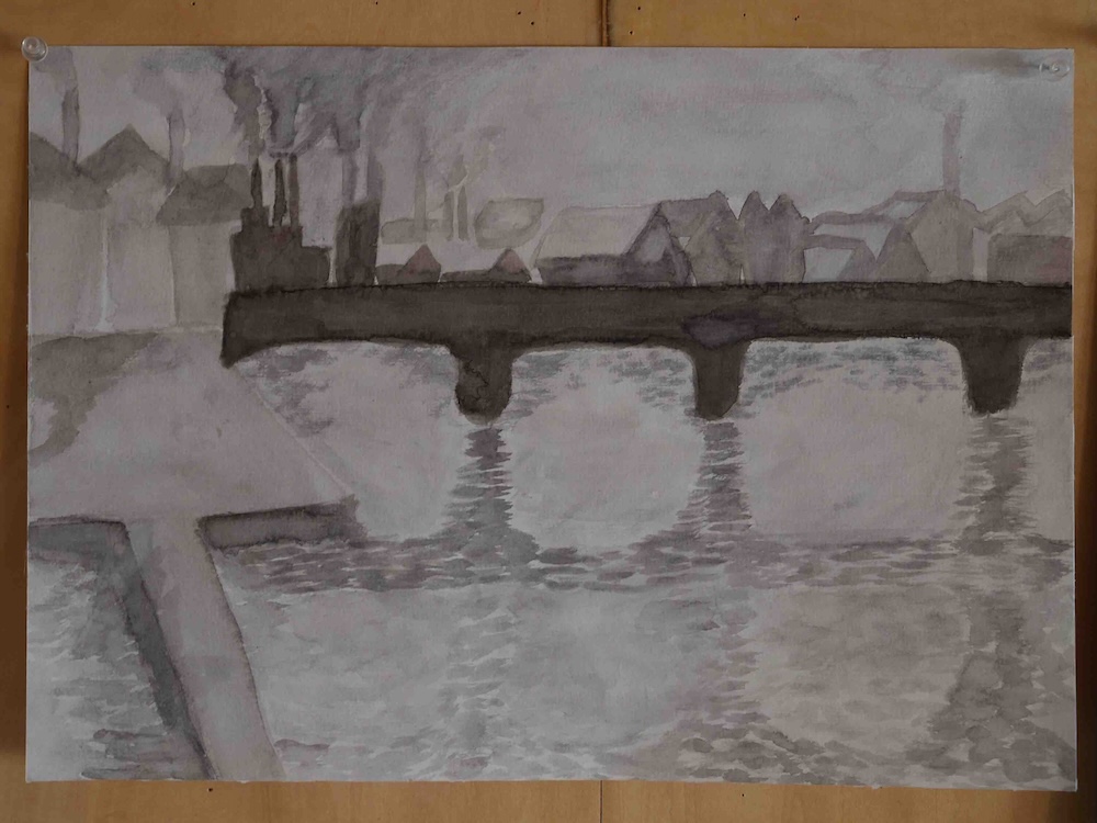 8年 層技法 風景画6