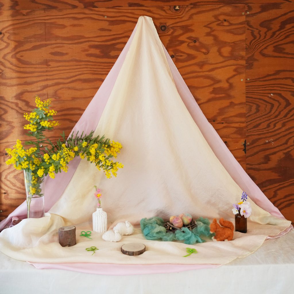 4年　季節のテーブル　3月