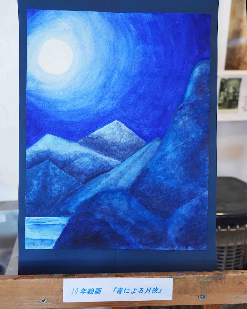 10年　青による月夜