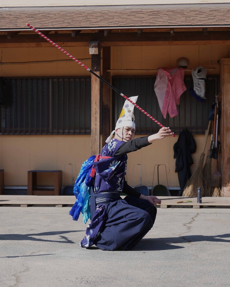 １２年　七頭舞　踊り納め　谷地払い